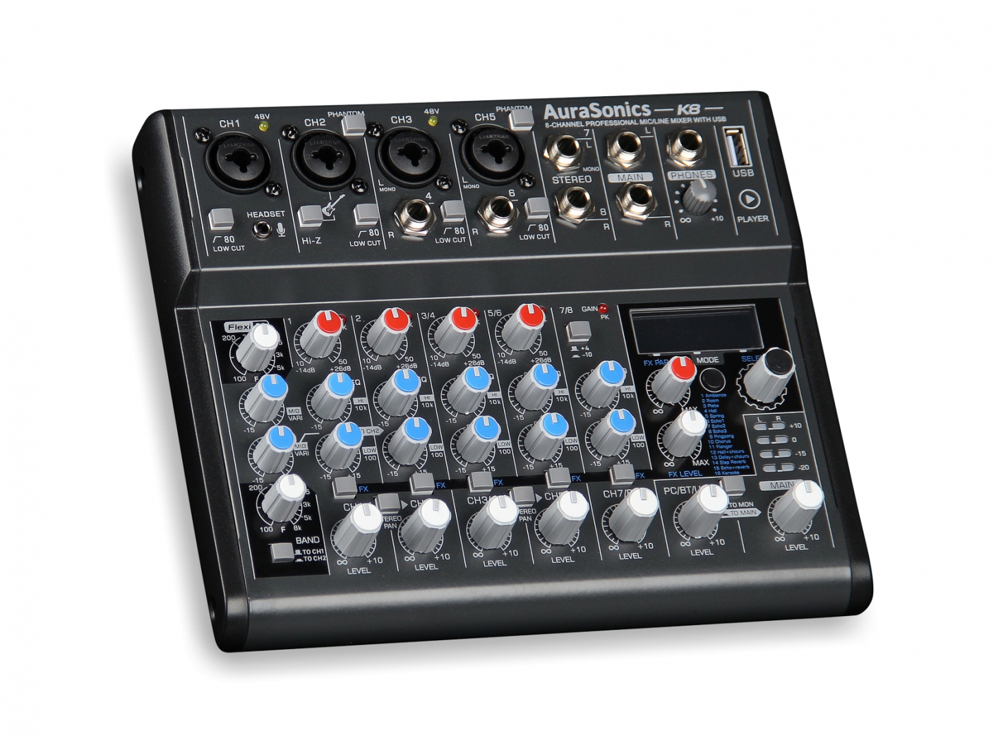 AuraSonics K8 компактный микшерный пульт в Саранске