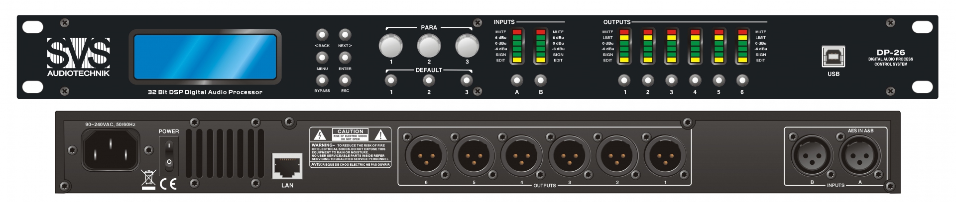 SVS Audiotechnik DP-26 Цифровой процессор: 2 входа 6 выходов в Саранске