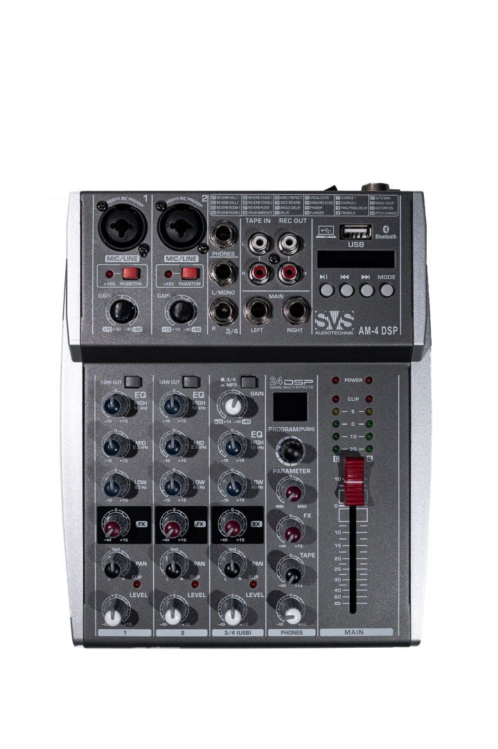 SVS Audiotechnik mixers AM-4 DSP Аналоговый микшерный пульт, 4-канала в Саранске