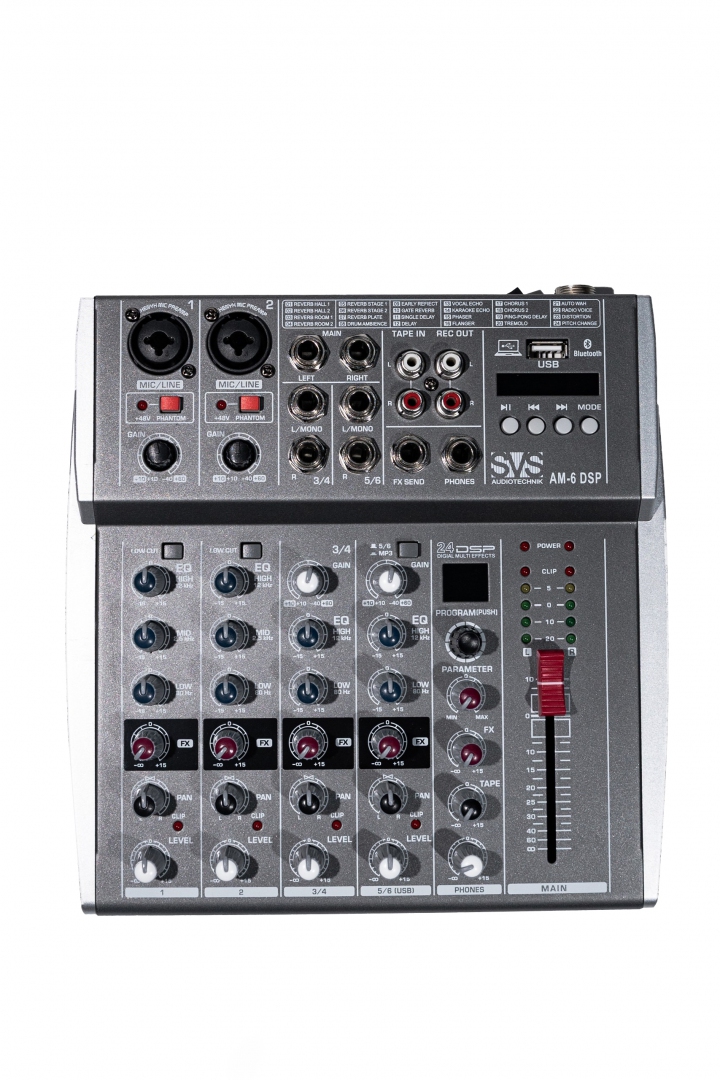 SVS Audiotechnik mixers AM-6 DSP Микшерный пульт аналоговый, 6-канальный SVS Audiotechnik mixers в Саранске