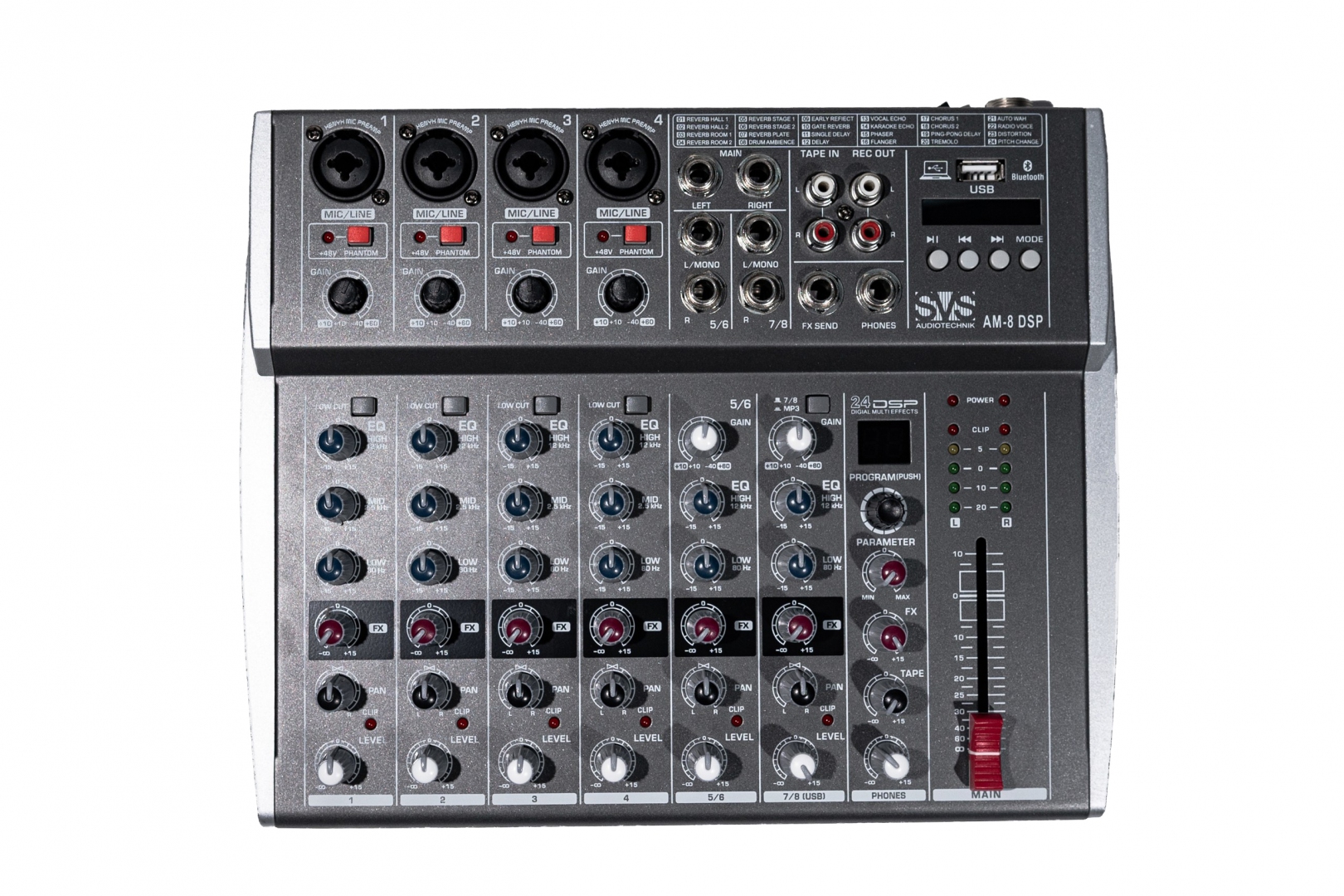 SVS Audiotechnik mixers AM-8 DSP Микшерный пульт аналоговый, 8-канальный в Саранске